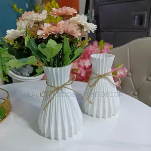 White Unbreakable Flower Vase – Elegant Home Decor Vase