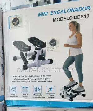 Mini Stepper With Resistance Bands