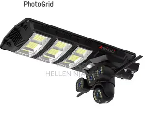 *1000Watts Solar Street Light With 4G Ai PTZ Three Camera