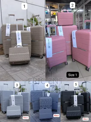 🔥🔥fashion 4 in 1 Unbreakble Laxurious Rubber Suitcase Briefcase