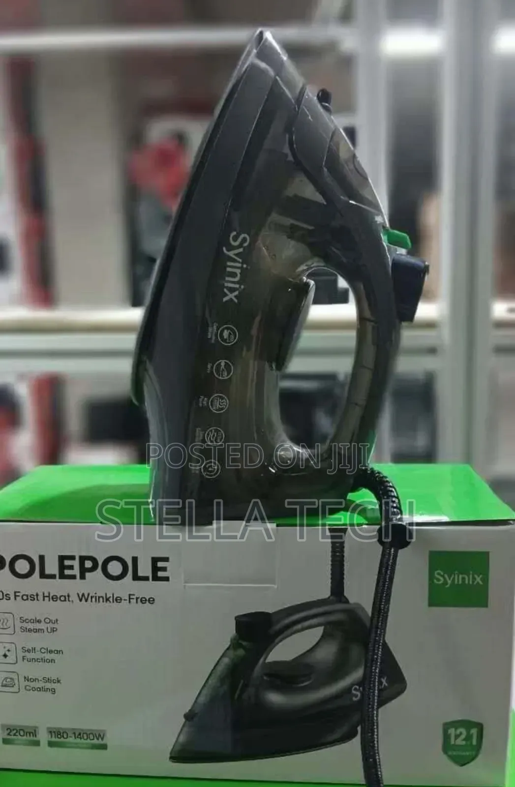 Syinix 1180-1400w Steam Iron Box