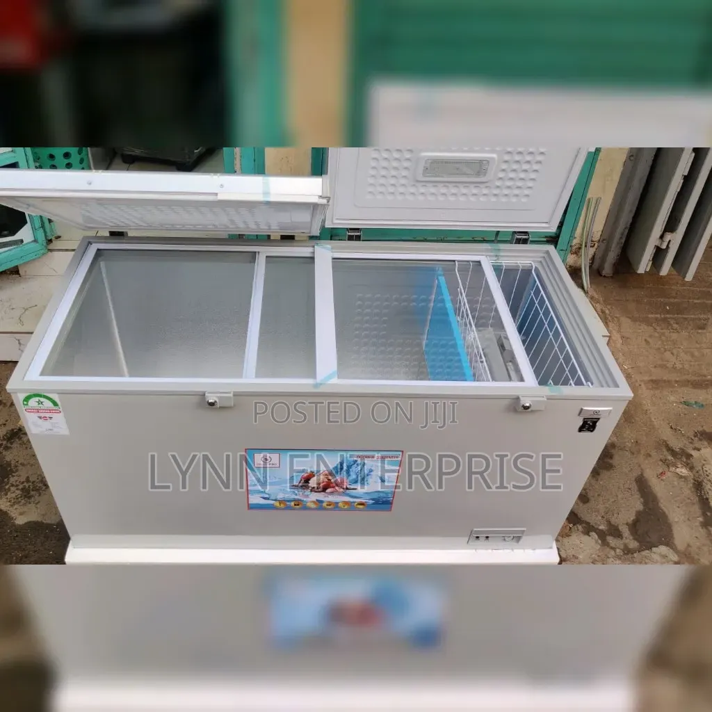 Smartpro Freezer 500G Double Door 450Litres