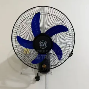 Wall Fan Em 16 Inch Wall Fan -5 Blades 3 Speed