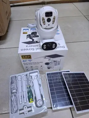 UBox 6MP 4G Solar Outdoor Surveillance Camera With Dual Lens PTZ Audio