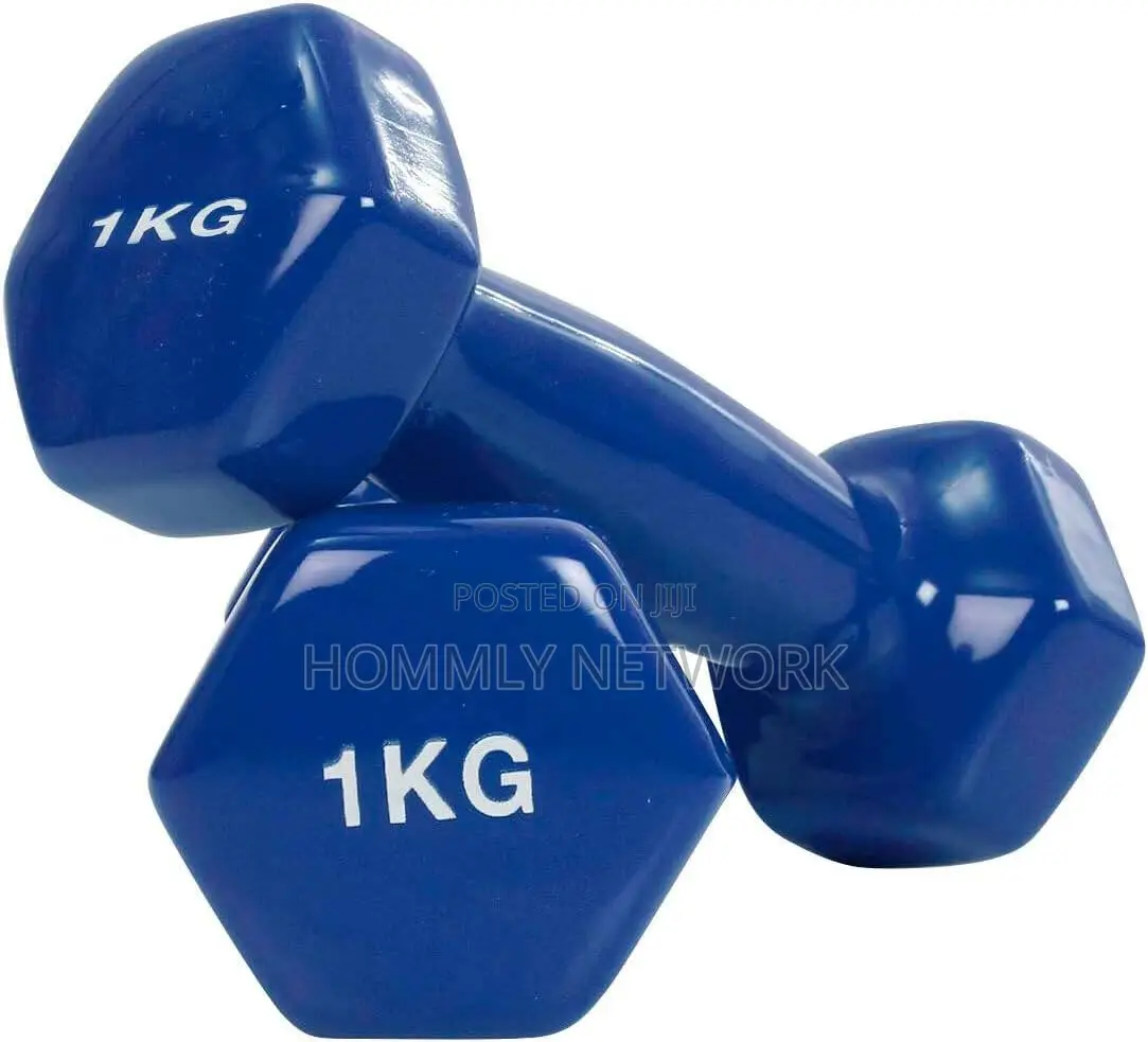 1kg Vinyl Dumbbells Pair
