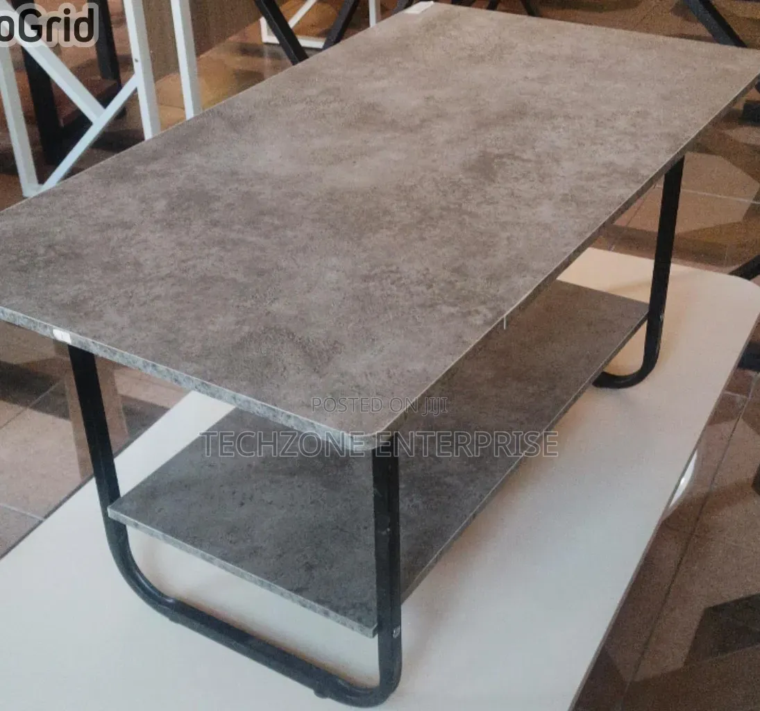 Imported Executive Marble Top Coffee Table, Grey ..