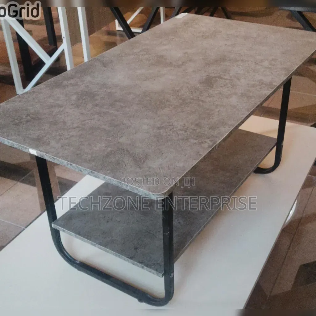 Imported Executive Marble Top Coffee Table, Grey ..