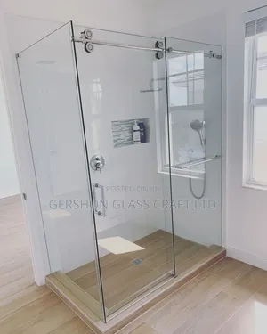 Walk in Frameless Shower Cubicle