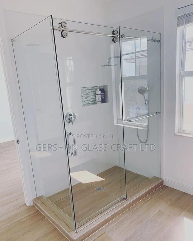Walk in Frameless Shower Cubicle