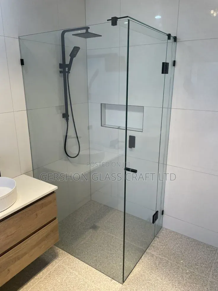 Walk in Frameless Shower Cubicle