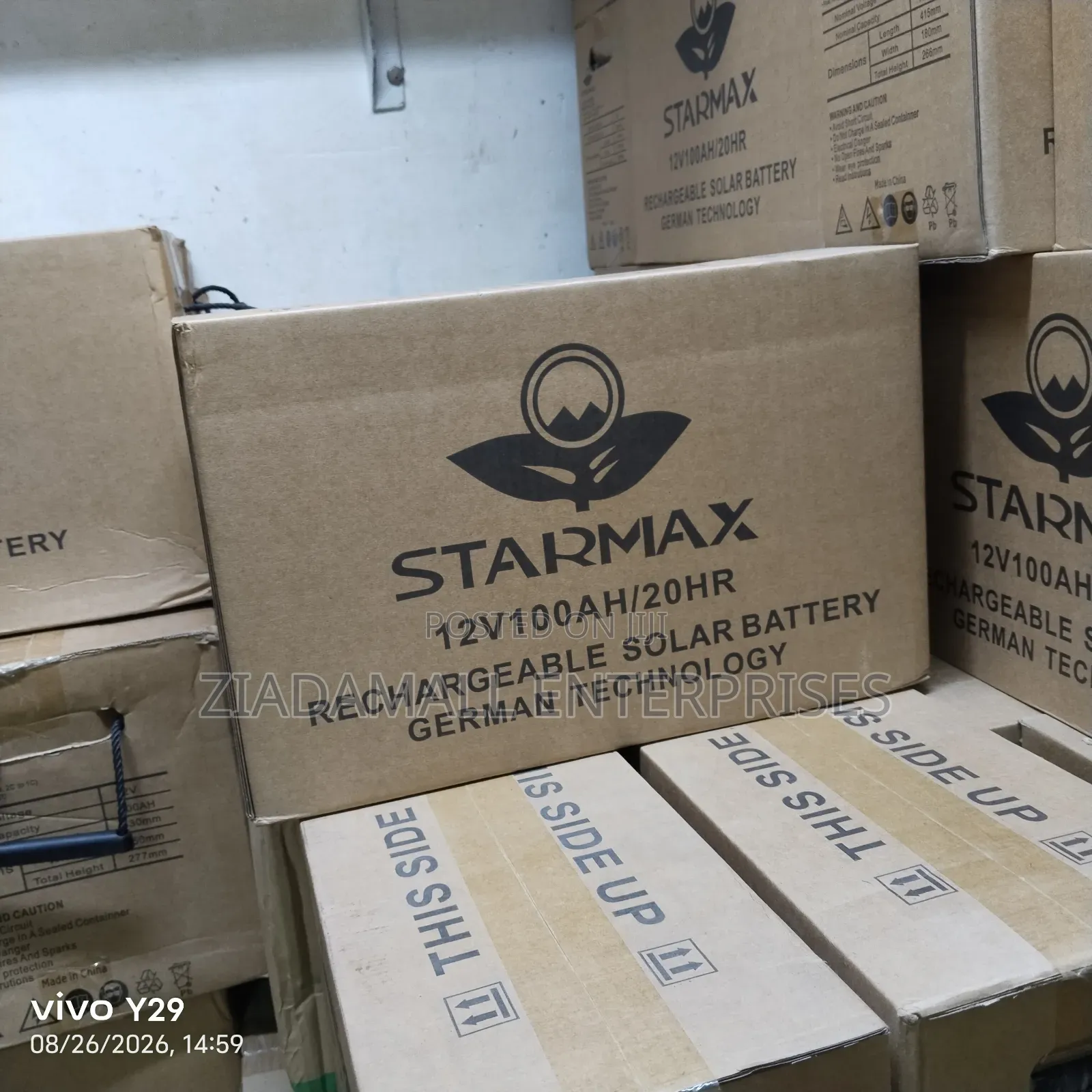 Solarmax 100Ah 12V Deep Cycle Solar Battery