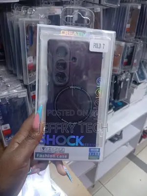 Dark Purple Magnetic Case Packaged in a Clear Plastic Box "FOLD 7