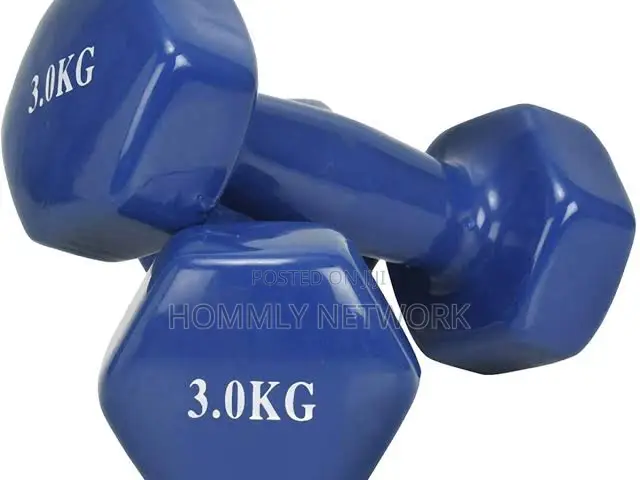 3kg Vinyl Dumbbell Pair