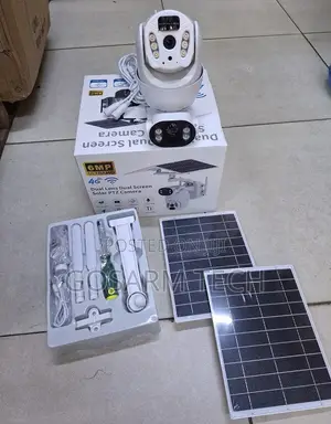 UBox 6MP 4G Solar Dual Camera Outdoor CCTV With Remote Phone Monitorin