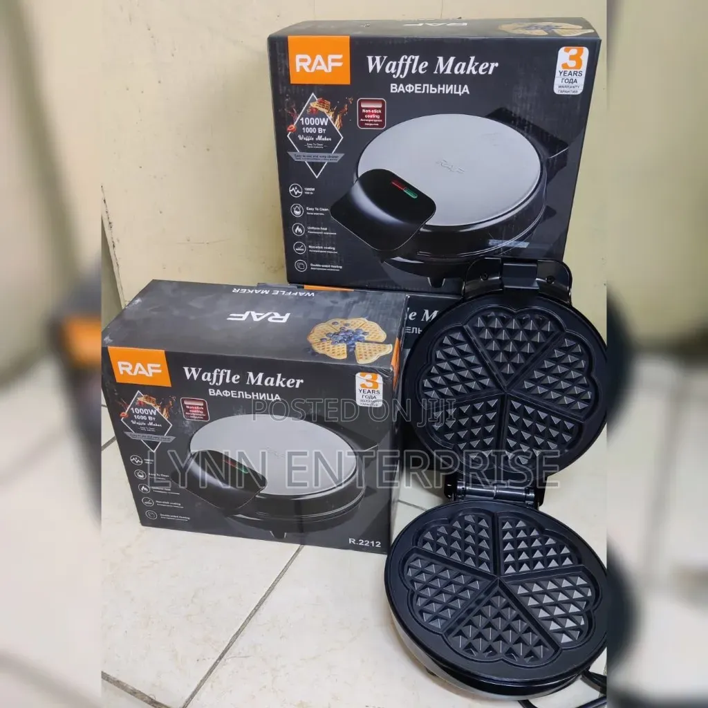 RAF Waffle Maker 1000W