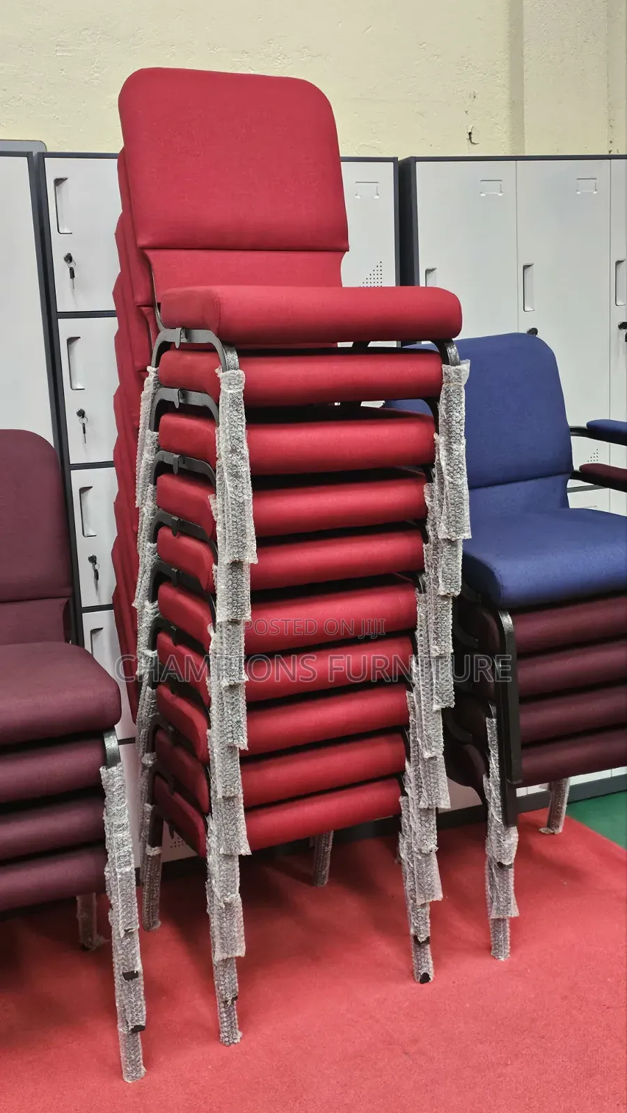 HeavyDuty Upholstered Church and Conference Chair