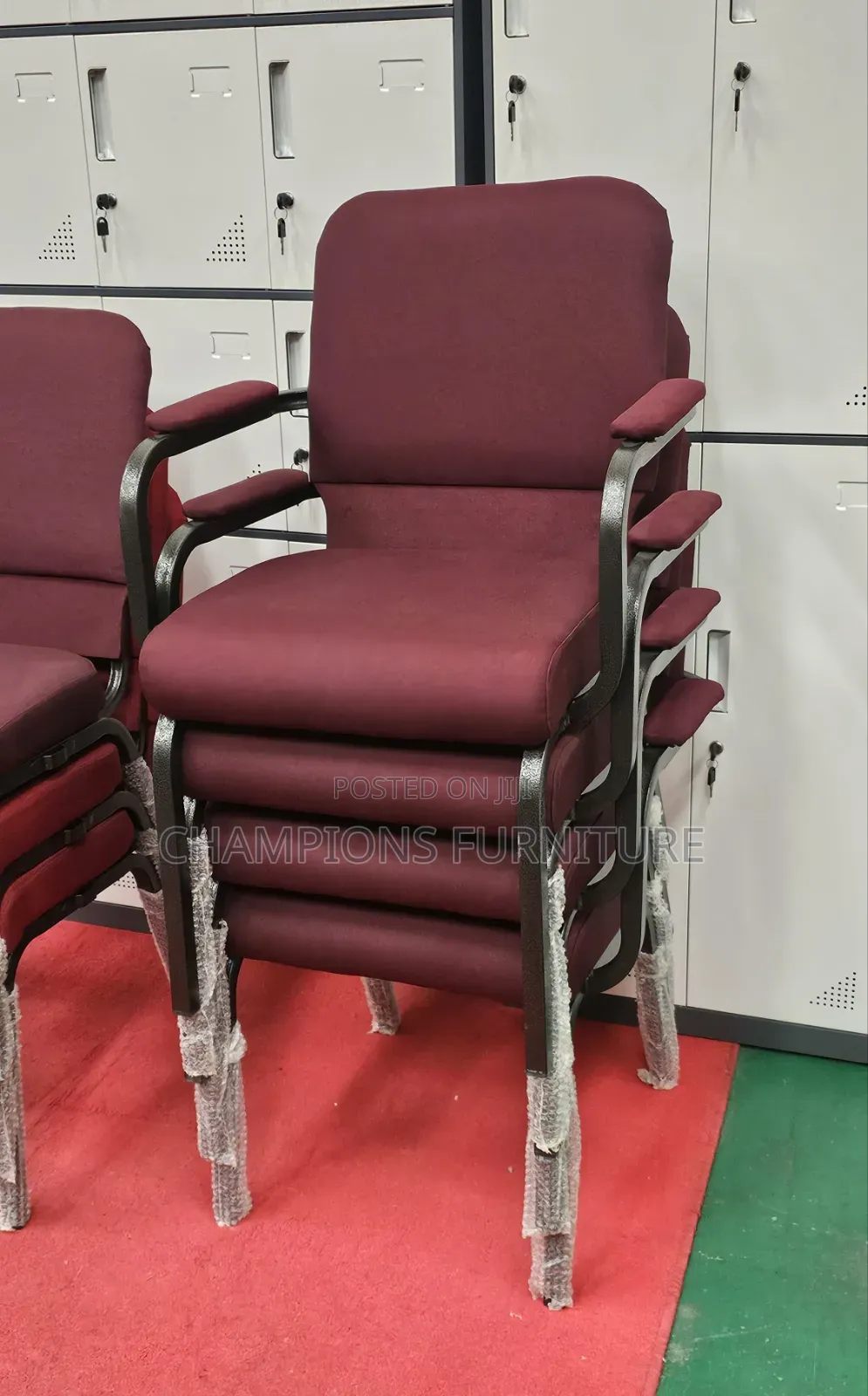 HeavyDuty Upholstered Church and Conference Chair