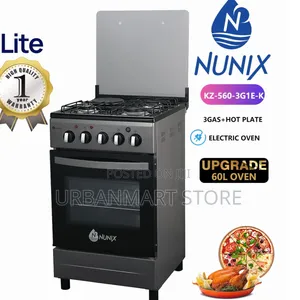Nunix 3+1 Standing Cooker 50×55 With Oven