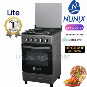 Nunix 3+1 Standing Cooker 50×55 With Oven
