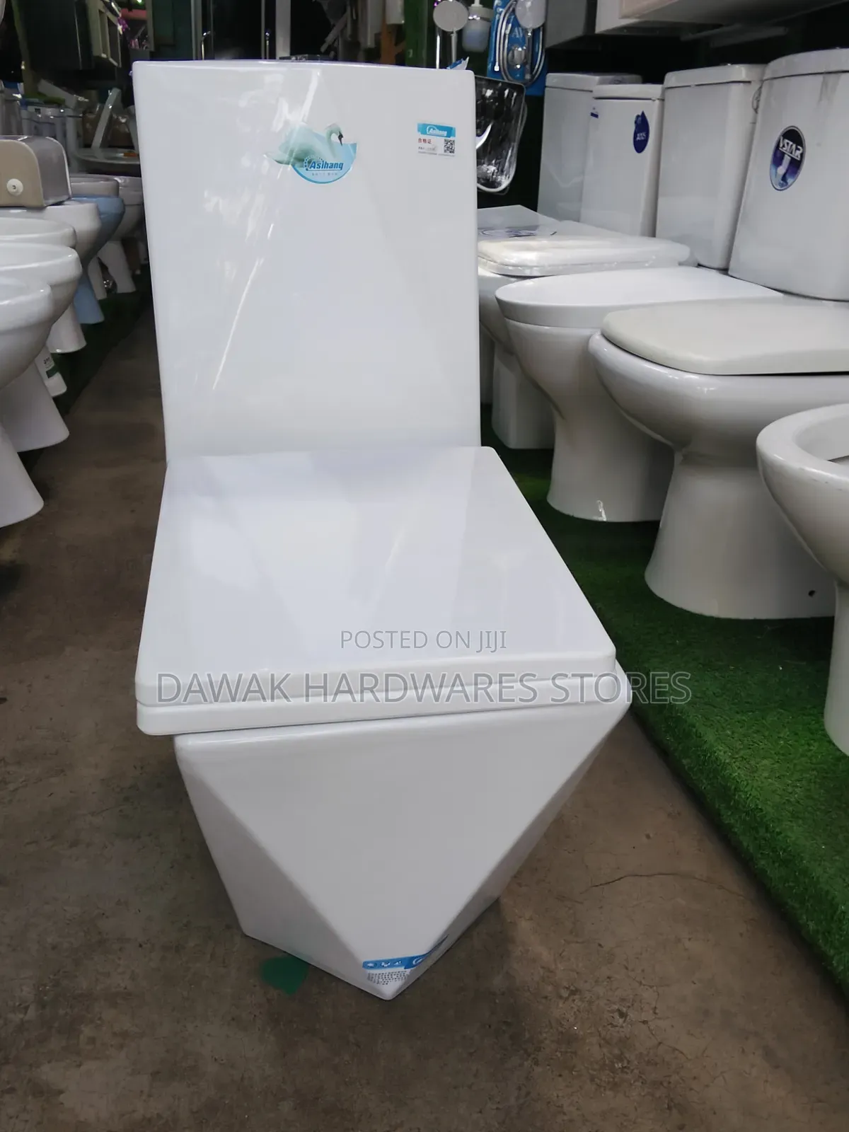Diamond Shaped Executive One Piece Toilet