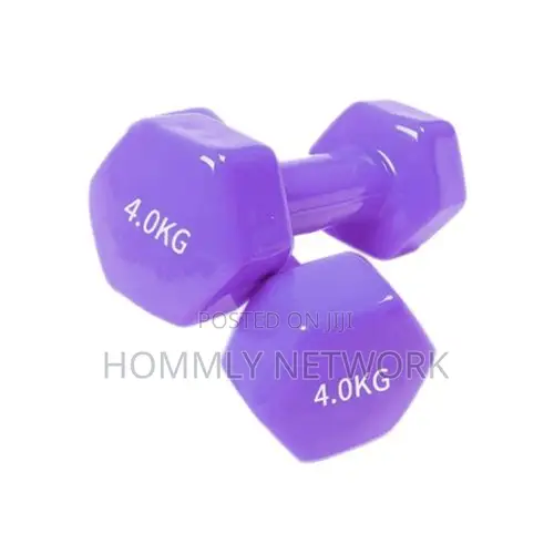 4kg Vinyl Dumbbells Pair