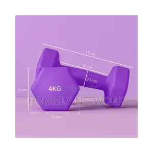 4kg Vinyl Dumbbells Pair