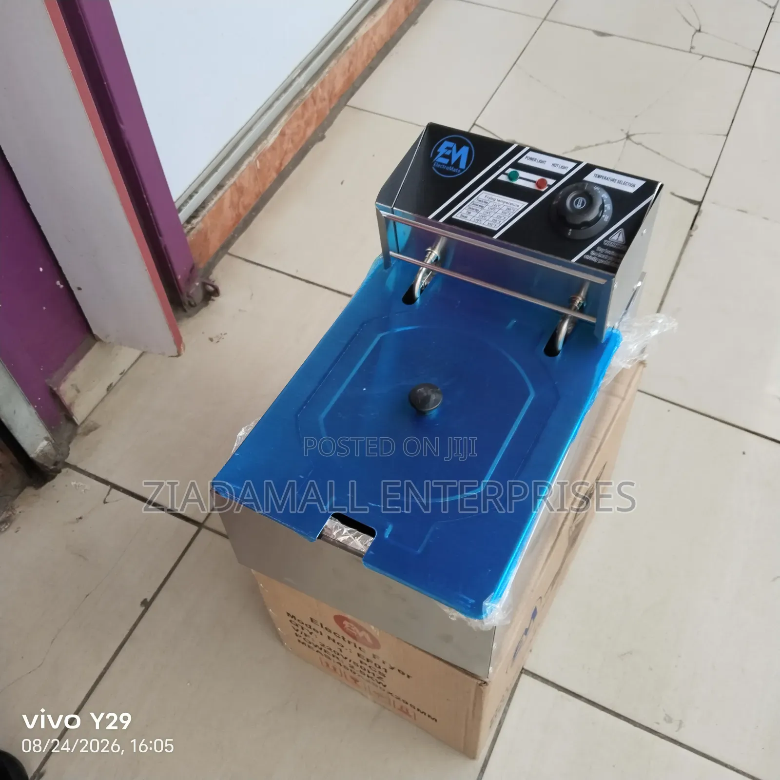 With 1year Warranty Single Deep Fryer. Original