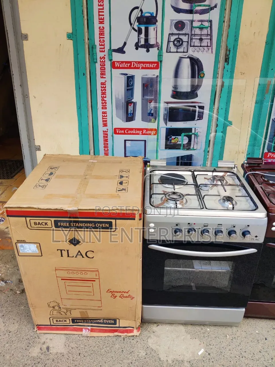 TLAC Standing Cooker 60x60cm, 3G+1E,