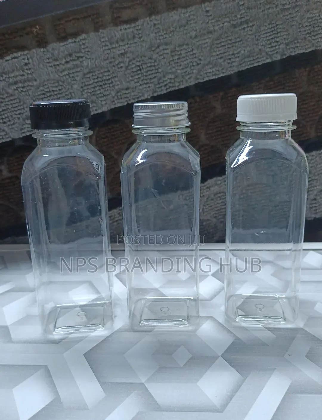 Plastic Ginger Shot Bottles With Stickers 350ml (Chu