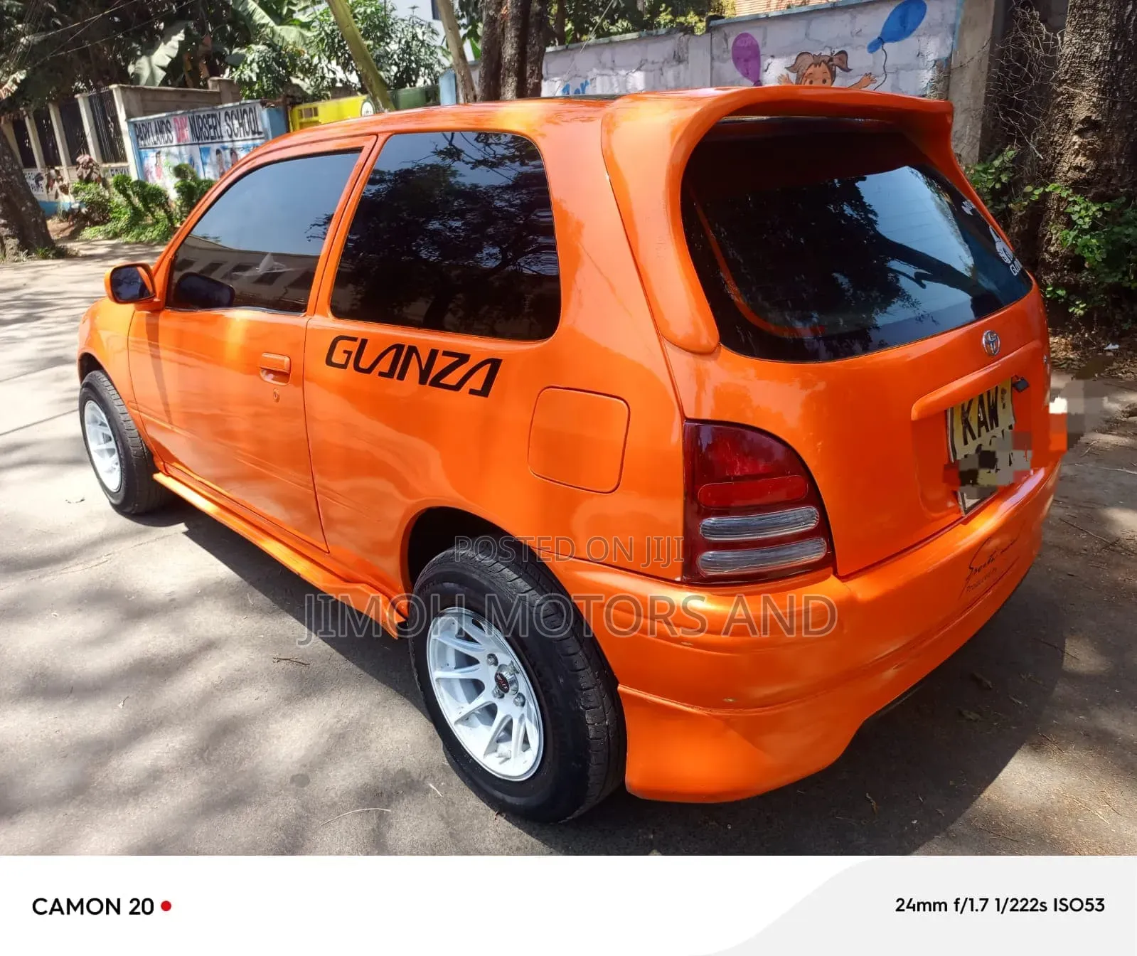 Toyota Starlet 1999 Orange