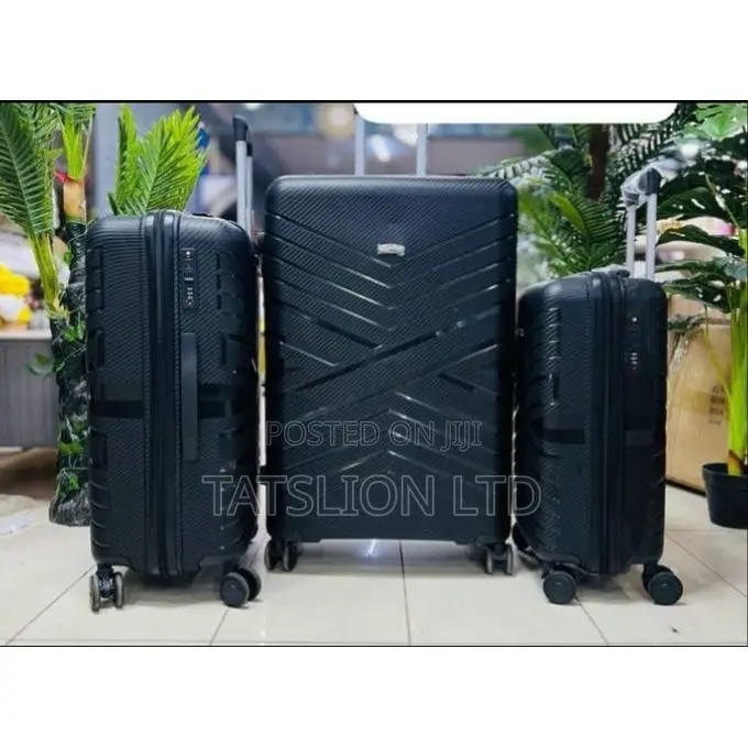 3 IN 1 Luxurious Rubber Suitcase Briefcase Travel Bag