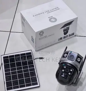 HD 4G Solar CCTV Camera – Dual Lens PTZ SIM Card Security Camera