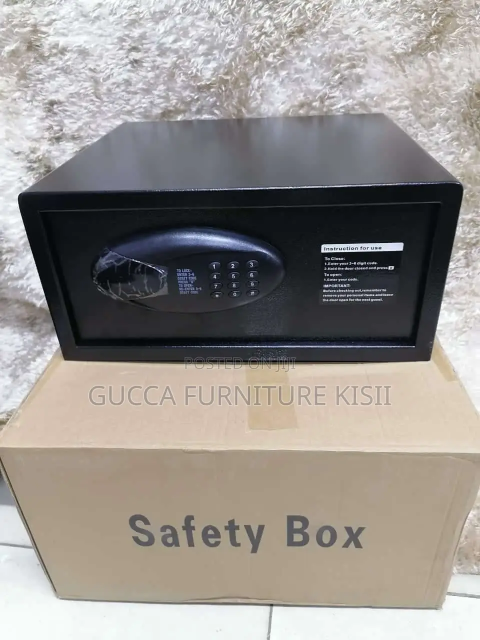 Fireproof Safe; 9Kgs Digital Fireproof Electronic Safe Box