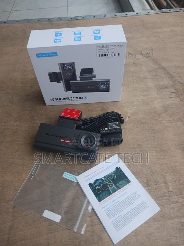 4G Dual Camera Dash Cam – Live GPS Tracking & Video Recording