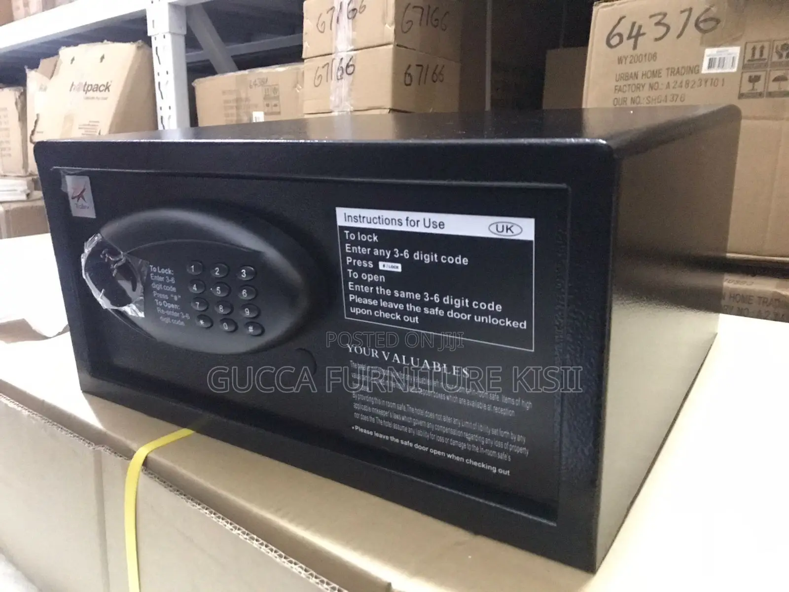 Fireproof Safe; 9Kgs Digital Fireproof Electronic Safe Box