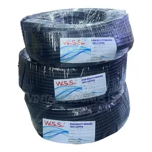 WSS 1.5mm Black Speaker Cable 100M Roll