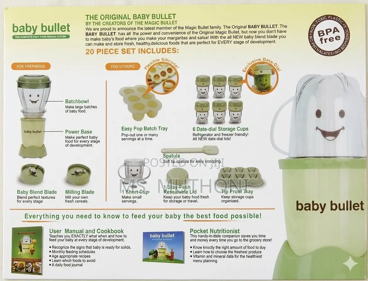 Complete Magic Bullet Baby Bullet Food Prep System,