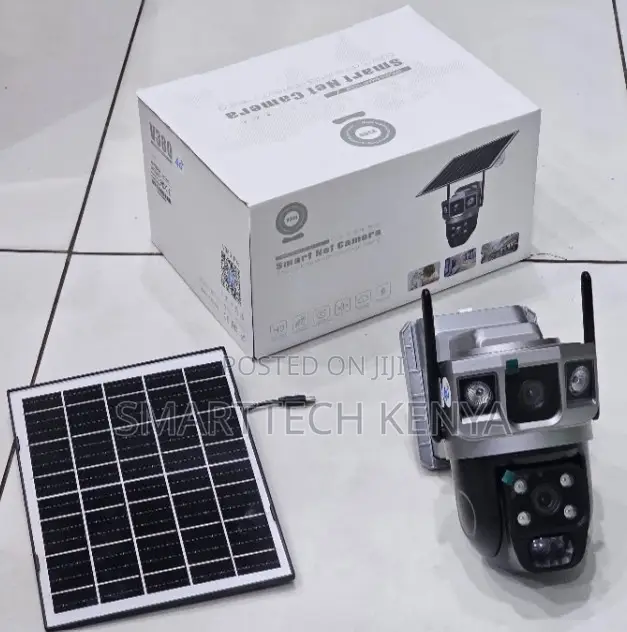 Smart 4G Solar Camera Dual Lens With Two-Way Audio