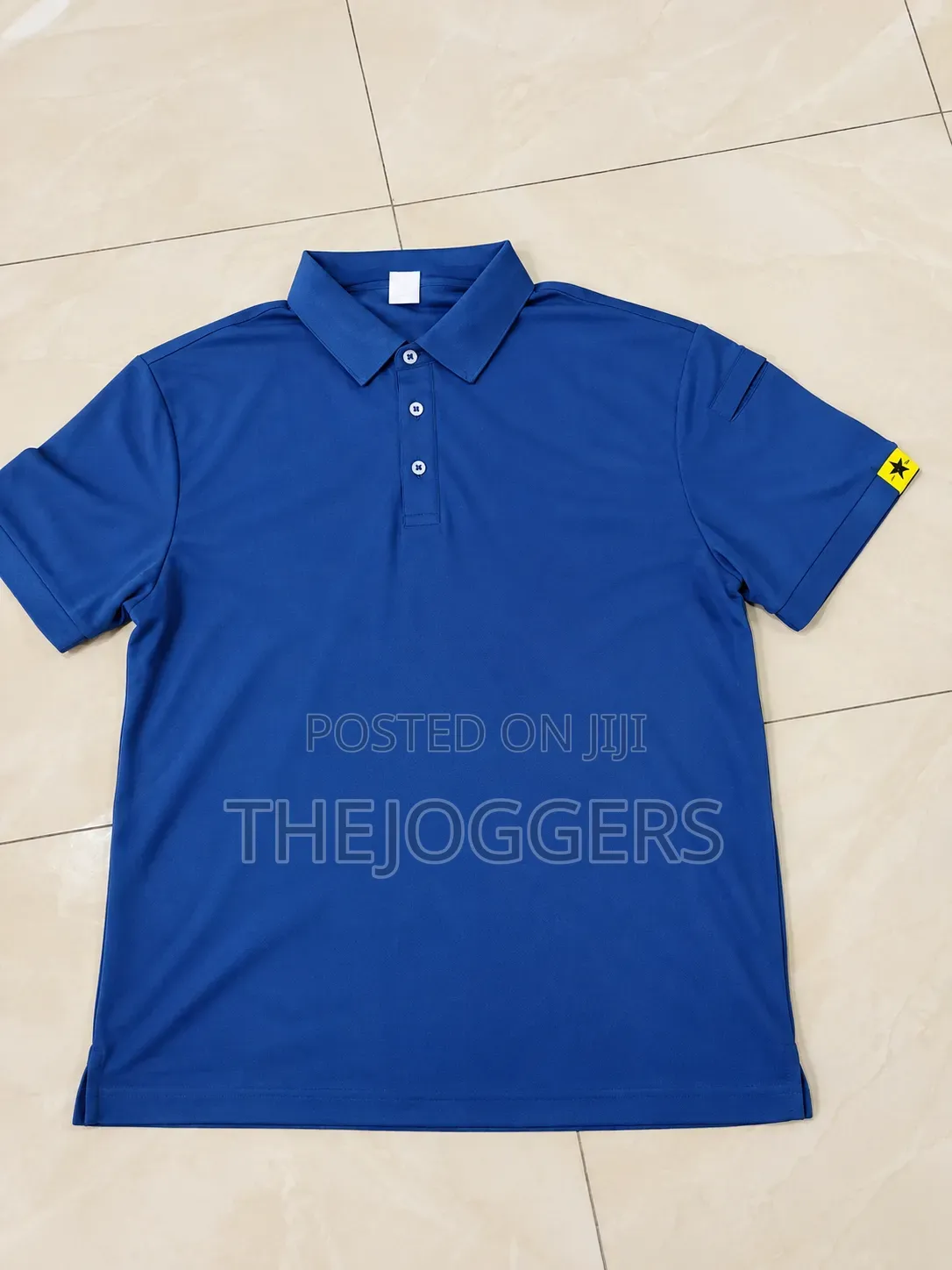 Mens Sports Polo Shirt Golf Collared for Men Without Tactical Pockets