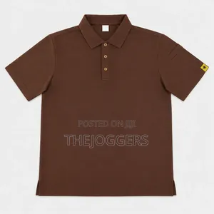 Mens Sports Polo Shirt Golf Collared for Men Without Tactical Pockets