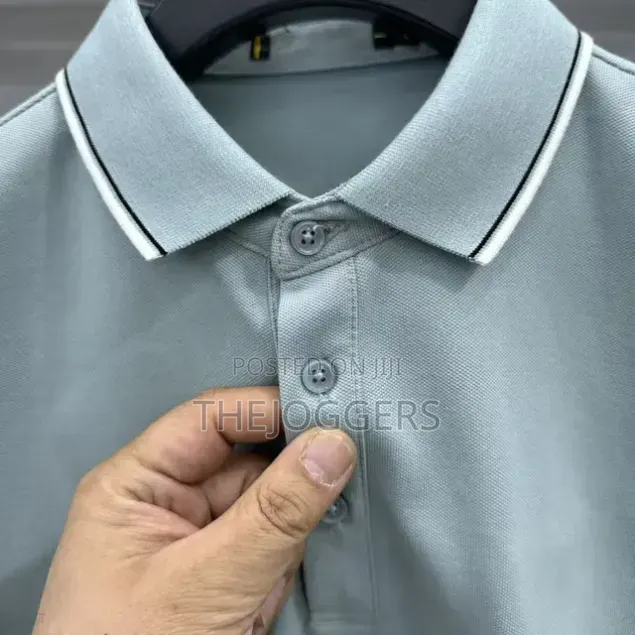 Mens Sports Polo Shirt Golf Collared for Men Without Tactical Pockets