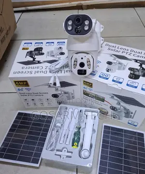 6MP UBox PTZ Wireless 4G Outdoor Solar Camera Full ,Two Way Audio