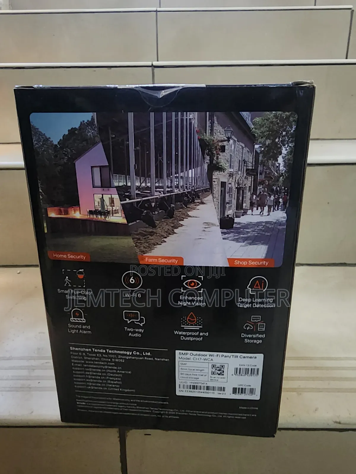 Tenda CH7 Outdoor Wi-Fi Pan / Tilt Camera