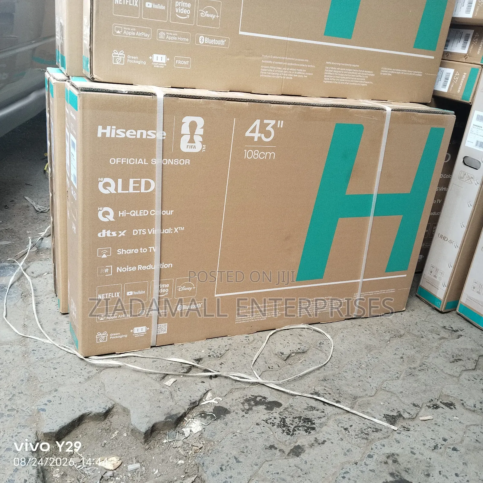 With Dolby Sounds- Hisense 43 Inch QLED TV – Modern Smart Television