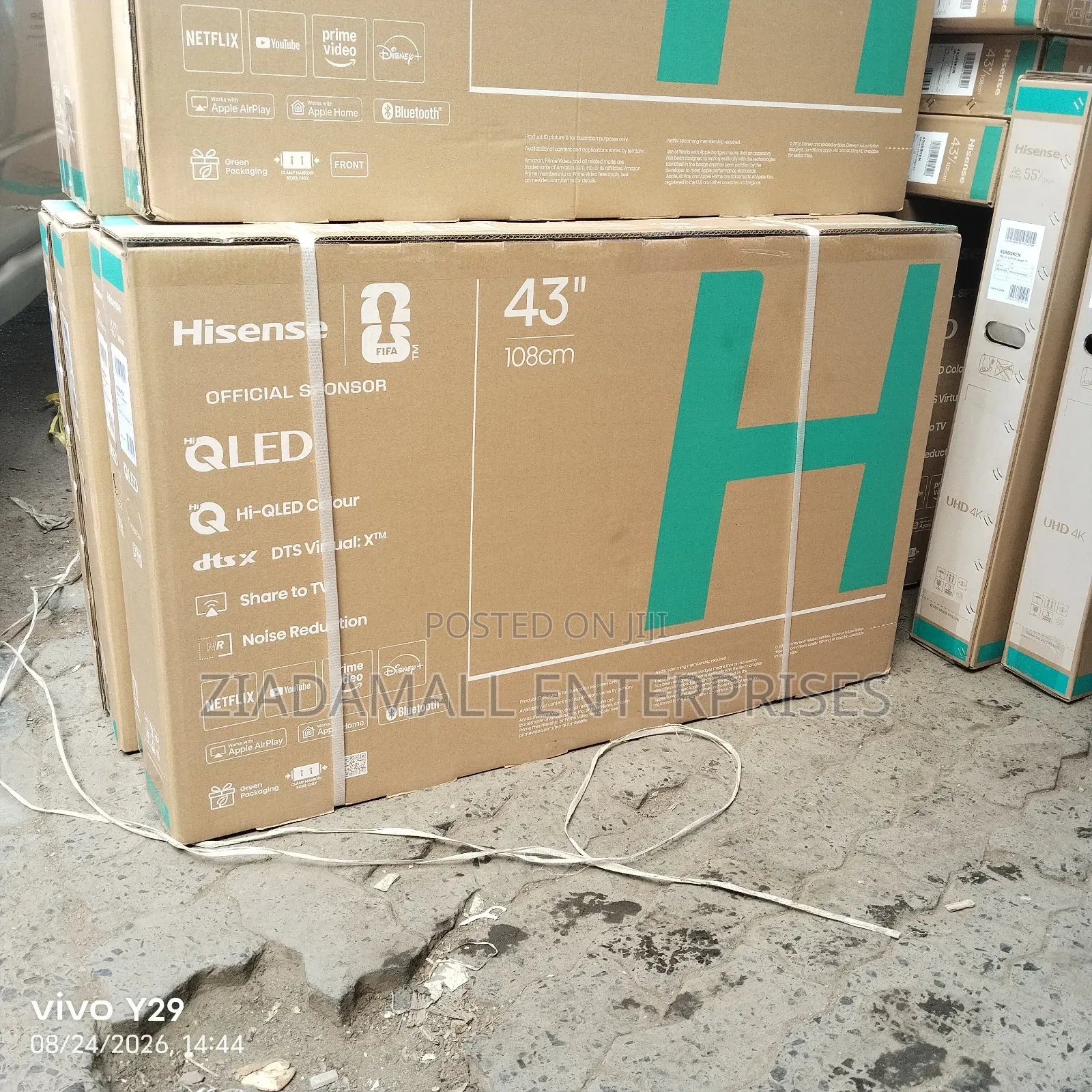 With Dolby Sounds- Hisense 43 Inch QLED TV – Modern Smart Television