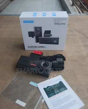 Dual Lens 4G Car Dash Cam – GPS Navigation & Night Vision