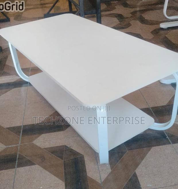 White Imported Executive Marble Top Coffee Table ,, - thumbnail 2