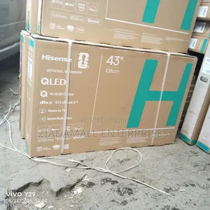 With 2years Warranty 43 Inch Hisense QLED Smart Television – 4K UHD