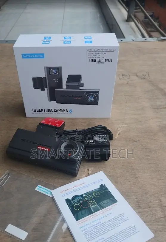 4G Premium Dash Cam – Dual Camera, GPS Tracking & Car Security