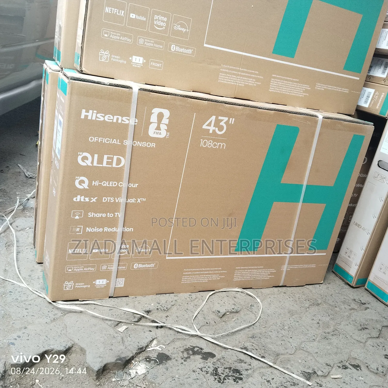 New Arrivals Hisense 43” 4K QLED Google Smart TV.  Affordable